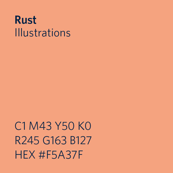 Rust Illustrations swatch HEX #F5A37F
