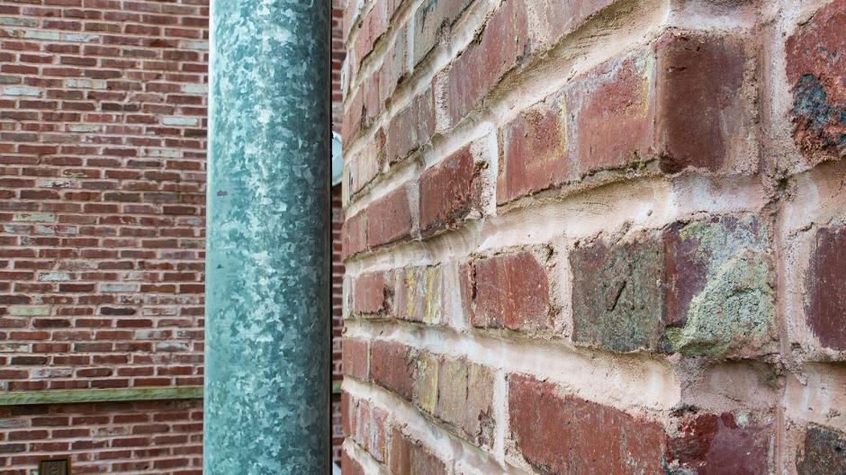 A brick wall